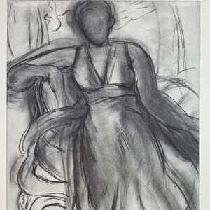 Henri Matisse, Seated Woman, Drawing, Print, Bookplate, Art, ~ 240623-WH 595